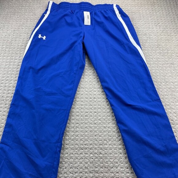 Under ARMOUR UA Track Pants Men Extra Large XL Blue Activewear New With Tags - Picture 1 of 16